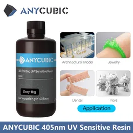 Nastri per stampante ANYCUBIC Resina sensibile ai raggi UV Materiali per stampa 3D LCD a polimerizzazione rapida ad alta precisione per P su Mono X 230227