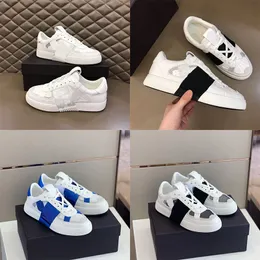 uxury designer kvinnor män casual skor mode blommor äkta läder lapptäcke låga topptränare sneakers landningsplattform kilar runda tå snörning mens loafers