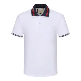 남성 스타일리스트 폴로 셔츠 럭셔리 이탈리아 남성 캐주얼 탑 Tshirt 하이 스트리트 패션 디자이너 Polos Mens 여름 슬림 피트 코튼 T 셔츠