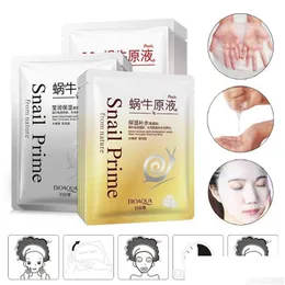 Andere Hautpflege-Tools Bioaqua Sheet Mask Snail Hydrating Essence Face Facial Moisture Oil Control Remove Acne Shrink Pores Cleaner D Dh3Yd