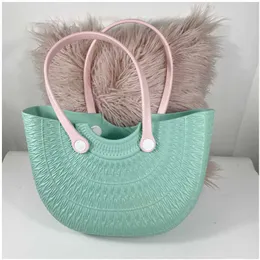 Strandpåsar topphandtag väskor design mix handväskor för kvinnor designer axel tote 2021 0228