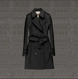 Classic Womens Double Breasted Trench Coat: Spring Autumn Style