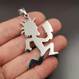 Lote de 5 peças de 2 polegadas de aço inoxidável Juggalo Hatchetman Pingente ICP Charms para homens e mulheres a granel polido