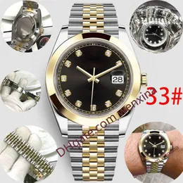 20 Colour Quality Watch Diamond Watch Brown och Black Diamond Smooth Edges Frame Montre de Luxe 2813 Automatisk 41mm Waterproof Mens302y