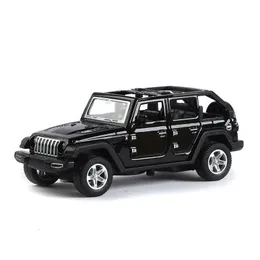 Diecast Model Cars 1 36 Jeeps Wrangler Car Model Off-Road Toy Collection Collection Decoration Oraments Children Boy Toy Gife