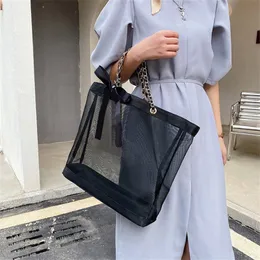 Mesh handväska designer totes handväskor handväska för kvinnor rensar plånar nylon billig handväska damer tote kvinnlig ruanc0