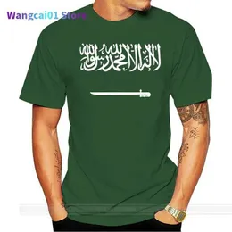 メンズTシャツ夏フィットスリムメンTシャツ100％サウジアラビアDIY無料カスタムネーム番号Nation Nation flam