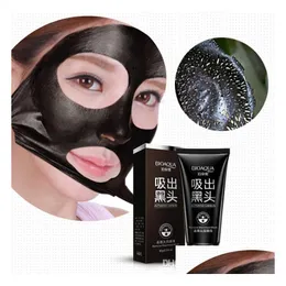 Andere Hautpflegewerkzeuge Bioaqua 60 g Tiefe Reinigung Reinigung Peel Blackhead Black Schlamm Akne Gesichtsmaske Saugnase Drop Lieferung Gesundheit DHKWI