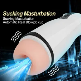 Masturbators 2022 Automatic Male Mastubator Sucking Machine Adult Sex Toys Masturbators For Men Masturbation Vibrator Vagina Pussy Tool Cccam L230228
