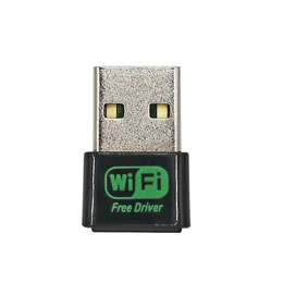 新しいドライブフリーワイヤレスネットワークカード150MbpsデスクトップラップトップUSB WiFi信号受信機トランスミッター