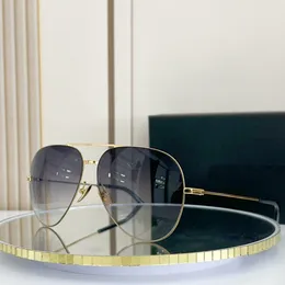 Classic 11 Slim Gold Pilot Occhiali da sole per uomo Donna Occhiali sportivi sfumati grigi occhiali da sole Occhiali da sole UV400 con scatola
