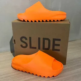 Terlik apanzu slaytlar ve terlik kadın lüks adam terlik platform platform terlik sandalet moda terlik bayanlar için slayt enflame turuncu z0215