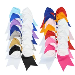 Double Color Kids Girls Big Ribbon Hair Bow Rope Clips Large Hairpins Boutique Hairclips Hair Accessories 1753