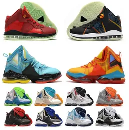 2023 Mens Basketball Shoes Top Quality LeBrons 19S 19 Dutch Blue Uniform Orange Yellow What the Christmas War Men Trainers Athletic Sports Sneakers Tamanho 36-46