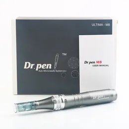 Dr.pen Ultima M8 With 2 pcs Cartridges Wireless Derma Pen Skin Care Kit Microneedle Home Use Beauty Machine