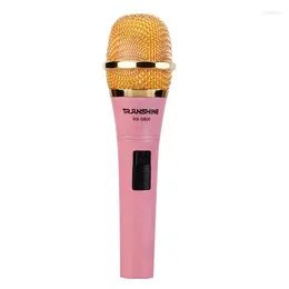 Microphones Handheld Karaoke Capacitance Wired Mic R9-S800 Condenser Microphone Network Anchor MC Recording