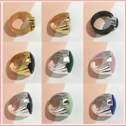 925 STERLING SLATY SPANHAIXE Urso anéis para mulheres coloridas com anel de designer de designer de madrepérola facete