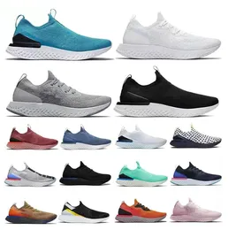 2023off white shoes Epic React Fly Knit V1 V2 casual shoes Womens Mens Trainers Club Gold Triple Black White Slip On lacesless Loafers Sports Sneakers 36-45