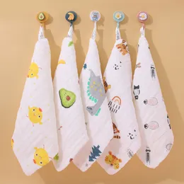 Asciugamano in garza neonato in puro cotone asciugamano quadrato piccolo asciugamano bava per bambini asciugamano per bambini in cotone