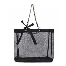 Bolsa de malha de grife bolsas de mão bolsa para mulheres bolsas transparentes de nylon bolsa de mão barata bolsas femininas RuanC012