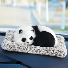 Decorations Car Ornament Cute Panda Fox Air Freshener Automotive Interior Dashboard Decoration Bamboo Charcoal Purify Home Furnishing Gifts R230228