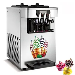 Distributore automatico automatico completamente automatico del gelato della macchina dei creatori del gelato molle di colore rosa 110V 220V
