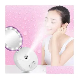 Other Skin Care Tools Mti Functional Portable Makeup Cosmetic Lights Mirror Nano Mist Sprayer Facial Body Steamer Moisturizing Face Dhil3