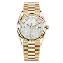 Męskie automatyczne ruchy zegarki 41 mm kalendarz/data Diamentowe Women Watch Luminous Waterproof RandhWatches Luksusowe zegarek