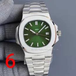 3K PP5711 8,3 мм SuperClone PP Watch 5A Super 40 -мм мужские роскошные часы Водонепроницаемые светящиеся из нержавеющей стали Автоматическая механическая мода 5811 5711