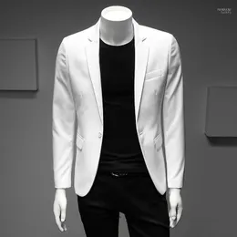 Mäns kostymer Autumn Winter Korean Män blazer Casual Slim Fit Male Office Suit Coat Formal Masculina Business Blazers S1021