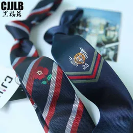 Neck Ties Embroidered 56cm Men's Tie Skinny Ties Business Wedding Neckties Classic Casual Slim Tie Corbatas Fashion Narrow Man Necktie J230227