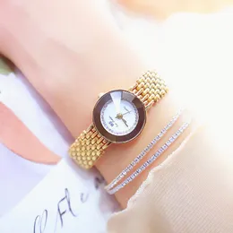 손목 시계 여성 시간 라인톤 시계 여성 팔찌 시계 여성 숙녀 옐로우 골드 기념품 및 giftswristwatches