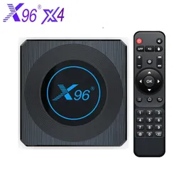 Smart Android 11 TV Box X96 X4 AMLOGIC S905X4 Quad Core 4GB 64 GB 32GB WiFi 8K YouTube BT Media Player X96X4 TVBox Set Top Box