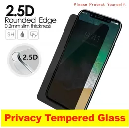 iPhone 14 13 12 11 Pro Max Mini X XR XS Max 8 7 6 6S Plus iPhone 14 Plus Full Glue Clear Screenguard Anti-Spy Anti Glare Glass