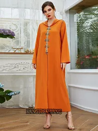 Etnik Giyim Eid Mübarek Dubai Abaya Türkiye İslam Arap Müslüman Elbise Kaftanlar Robe Djellaba Femme Elbise Kadınlar İçin Abayas Kaftan Marocain 230227