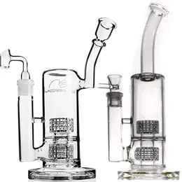 Nya Mobius Glass Bongs Hookahs Röker vattenrör dab riggar bägare bong shisha rökolja med 18 mm skål