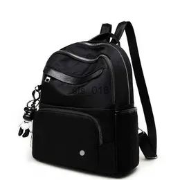 Сумки на открытом воздухе LL рюкзак для студенческих кампусов Nylon Outdoor Bags Teenager Ноутбук водонепроницаемый Shoolbag Leisure Travel 3 Цвет T230228