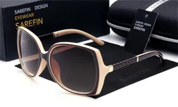Hochwertige Mode -Vintage -Frauen Marke Retro Designer Damen Sonnenbrille UV400 Damen Radsport Brillen Sonnenbrillen mit Koffer und Kasten 7 Farben