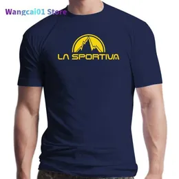 メンズTシャツ新しいLa Sportiva Classic Printing Washab sab rsab Cotton Mouth Mask Tシャツ男性0228H23