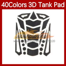 Motorrad-Aufkleber, 3D-Carbonfaser-Tankpad-Schutz für Honda CBR600FS CBR600 CBR 600 F4 600F4 FS CBR600F4 99 00 1999 2000, Gas-Tankdeckel-Aufkleber, 40 Farben