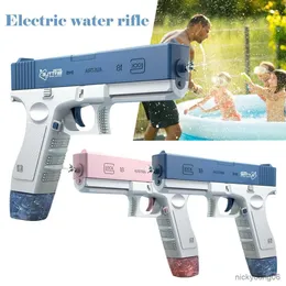 Sand Play Water Fun children's summer fully automatic continuous firing water gun space electric toy