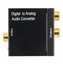 Electronics Digital to Analog Audio Converter Adapter Optic Coaxial RCA Toslink Signal to Analog Audio Converter RCA1456910