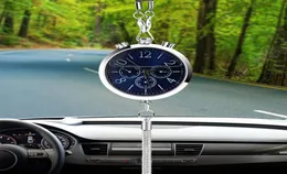 Car Clock Interior Accessories Air Freshener Hanging Pendant Ornament Fragrance For Auto Rearview Mirror Decoration Perfume3918629