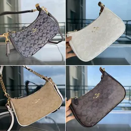 Designer Swinger Women Shoulder Bags Canvas underarm bag Baguette mini totes handbag evening bag purse wallet