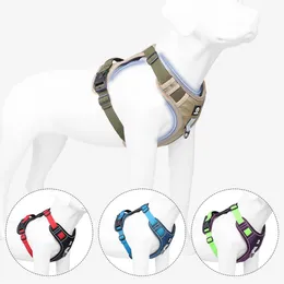 Harnesses Reflective Adjustable Vest Type Harness for Pet Dogs, 1680D Oxford Cloth Outdoor Durable High Quality Chest Strap for Dogs, SXL