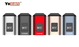 1pc 오리지널 Yocan Vane Dry Herb Vaporizer 키트 세라믹 가열 챔버 1100mah LED 배터리 Evolve Plus XL HIT BLK 미망인 MAMBA2315767