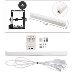 مسح الطابعة ثلاثية الأبعاد طابعة LED Tube Light Kit مع كابل التبديل لـ CR10 CR10 CR10 4S 5S MINI CR20 ENDER3 PRO ENDER3 V2