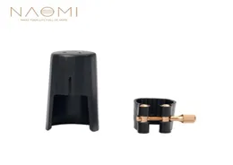 NAOMI Leather Ligature Fastener W Plastic Cap For Alto Sax Saxophone Mouthpiece Alto Saxophone Wood Wind Parts Accessories9461804
