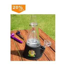 Akcesoria do palenia Glass Bong Zestaw do palenia Hookahs rurka wodna Rig w jednym z kwarcowym akcesoriami CARB CAP