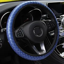 Steering Wheel Covers Knit Style Fashion Car Cover Decoration Interior Anti Slip Caravan Trailer Truck Off Road 4x4 Auto Accessories